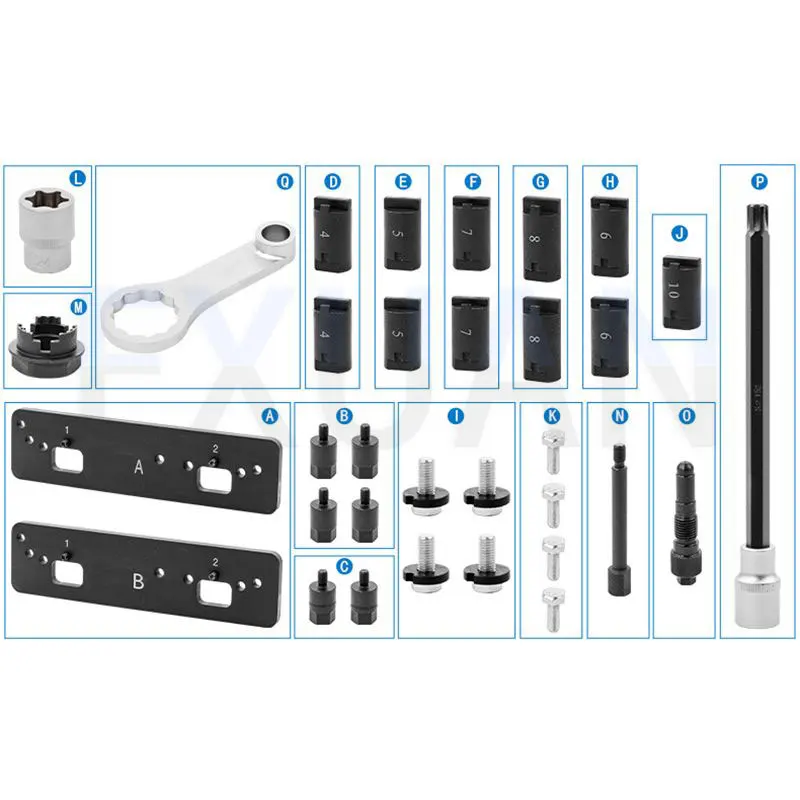 รถเครื่องยนต์เครื่องมือสําหรับ Audi A8L S4 Porsche Cayenne Audi Porsche EA839 CXT DCB CZS 2.9T 3.0T S4 เครื่องยนต์เครื่องมือพิเศษ