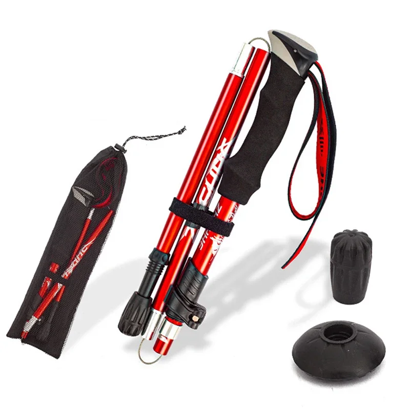 

Outdoor Folding Trekking Poles, Portable, Retractable, Walking Sticks, Trail Hiking Accessories