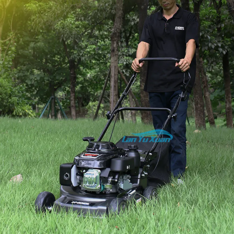 INDEL GXV160 18inch Mulch Self-propelled 10 Cutting Positions Professional Hand Push Electric Corded Lawn Mower