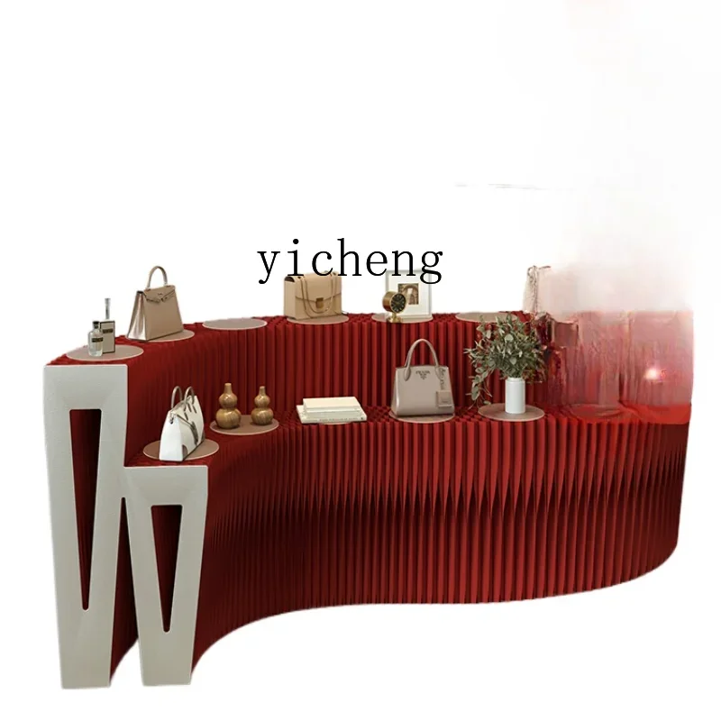 

TT Shelf Display Counter Zhongdao Model Product Multi-Layer Storage Display Rack