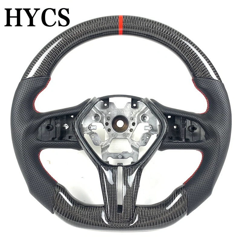 

Car Interior Accessories LED Carbon Fiber Steering Wheel for Infiniti Q60 Q50 Old Model Q70l QX50 FX35 QX60 G37 Without airbags