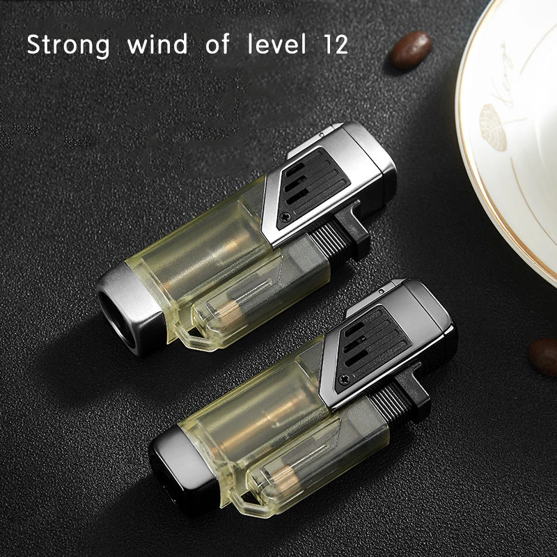 防風および調光可能なシガーライター,蚊の線香,4つのノズル,可視ガス,マイクロスプレーガン,直接充電,灸,新品