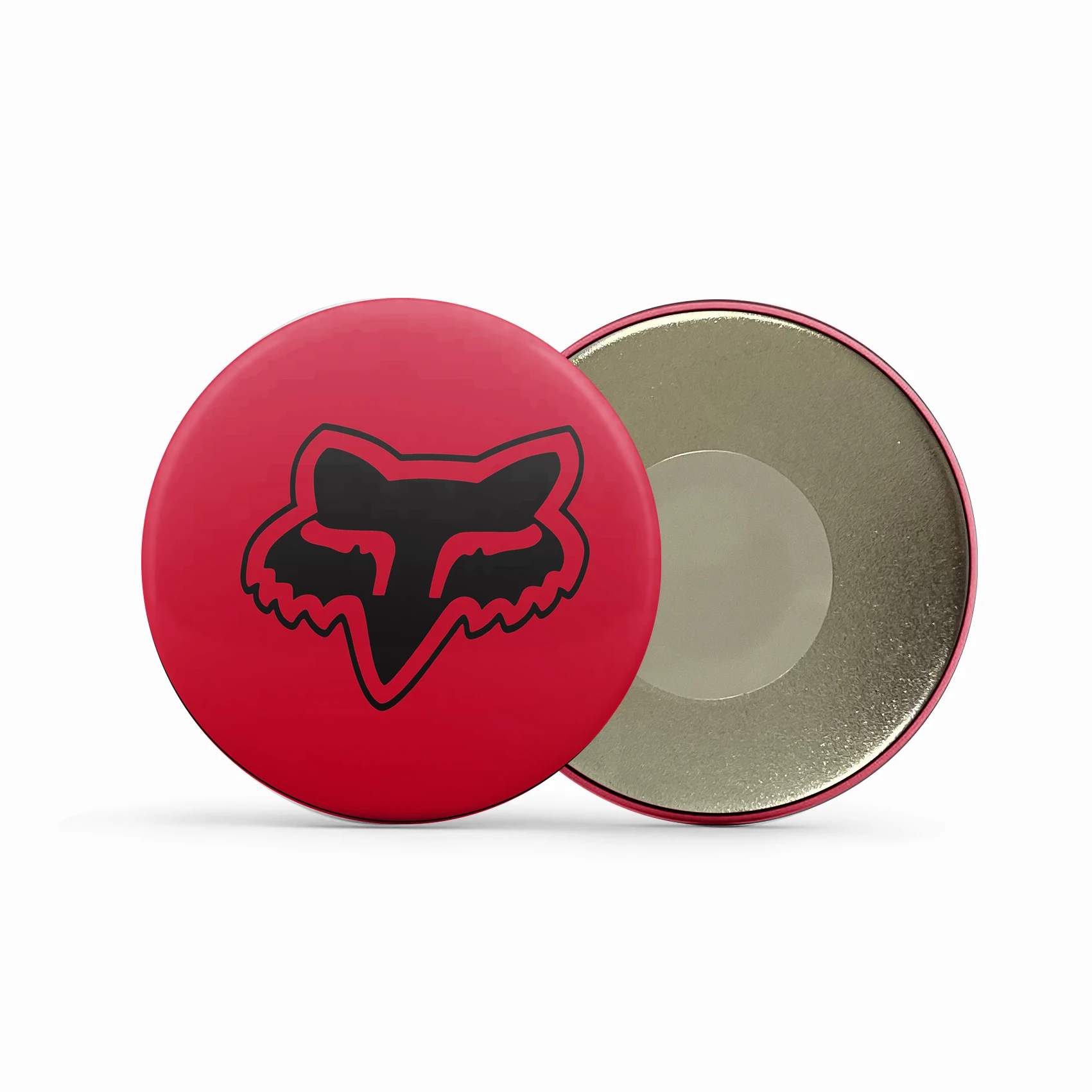 Fox Motocross Red Fridge Magnets Home Outdoor Advertising Decor Creative Gift Souvenir Support Icons Picture Custom BXT-281