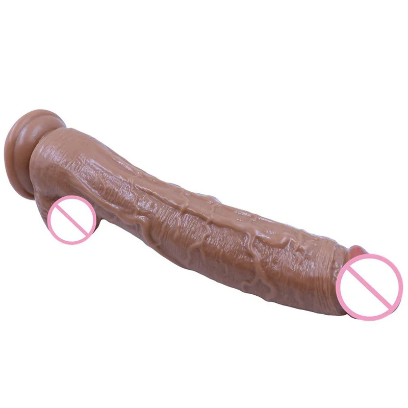 12.2in Super Soft Realistic Dildo Penis Huge Dildo Silicone Suction Cup Dildos Big Dick Female Masturbator Sex Toys for Women