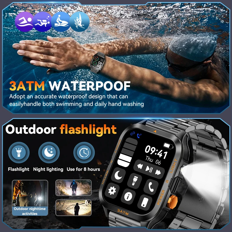 LIGE Outdoor Smartwatch Men GP - огляд і ціна Outdoor Lighting Ip Rating