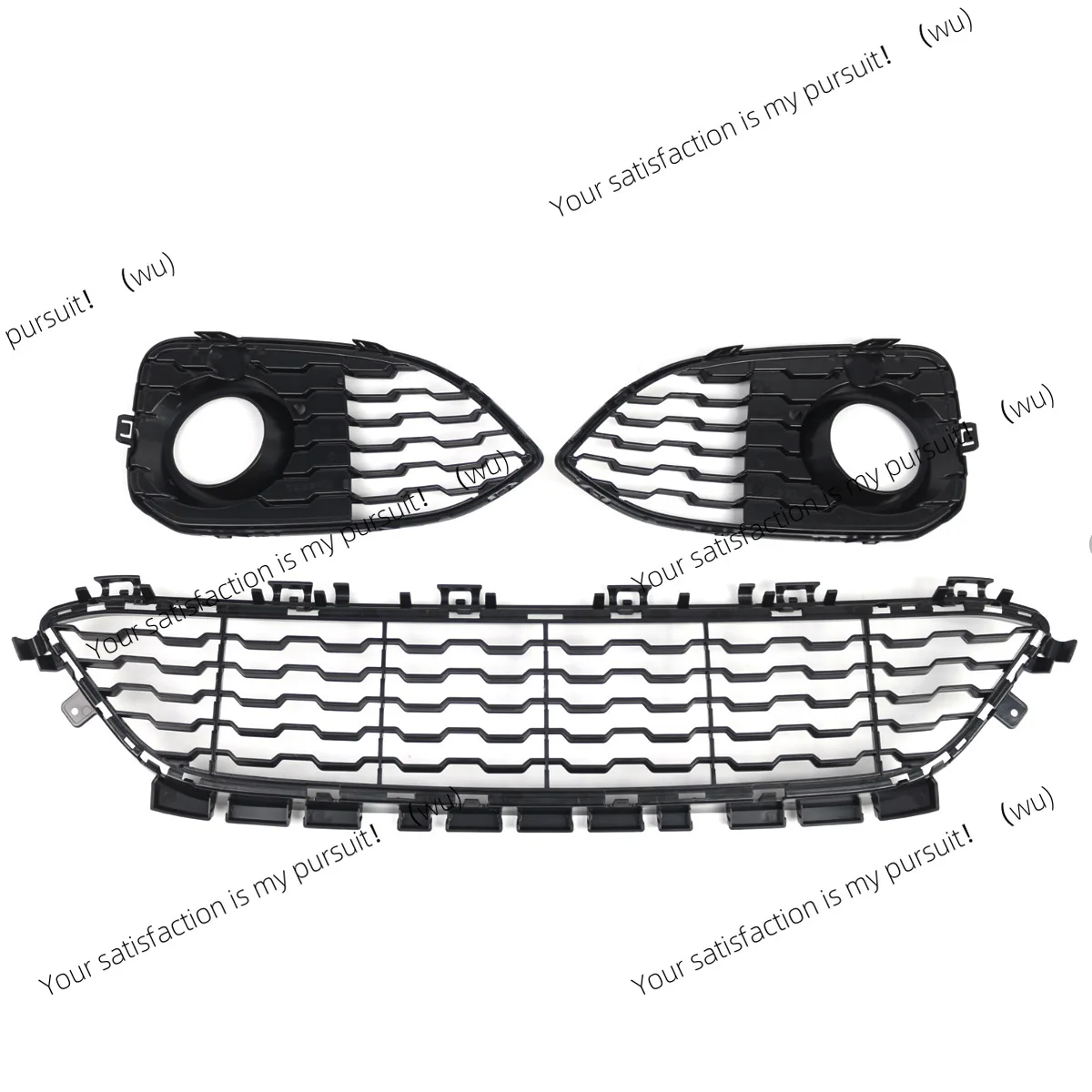 Applicable to 15-17 years BMW 1 Series F20 Sport Edition front bumper under grid grille under middle mesh fog light frame cover