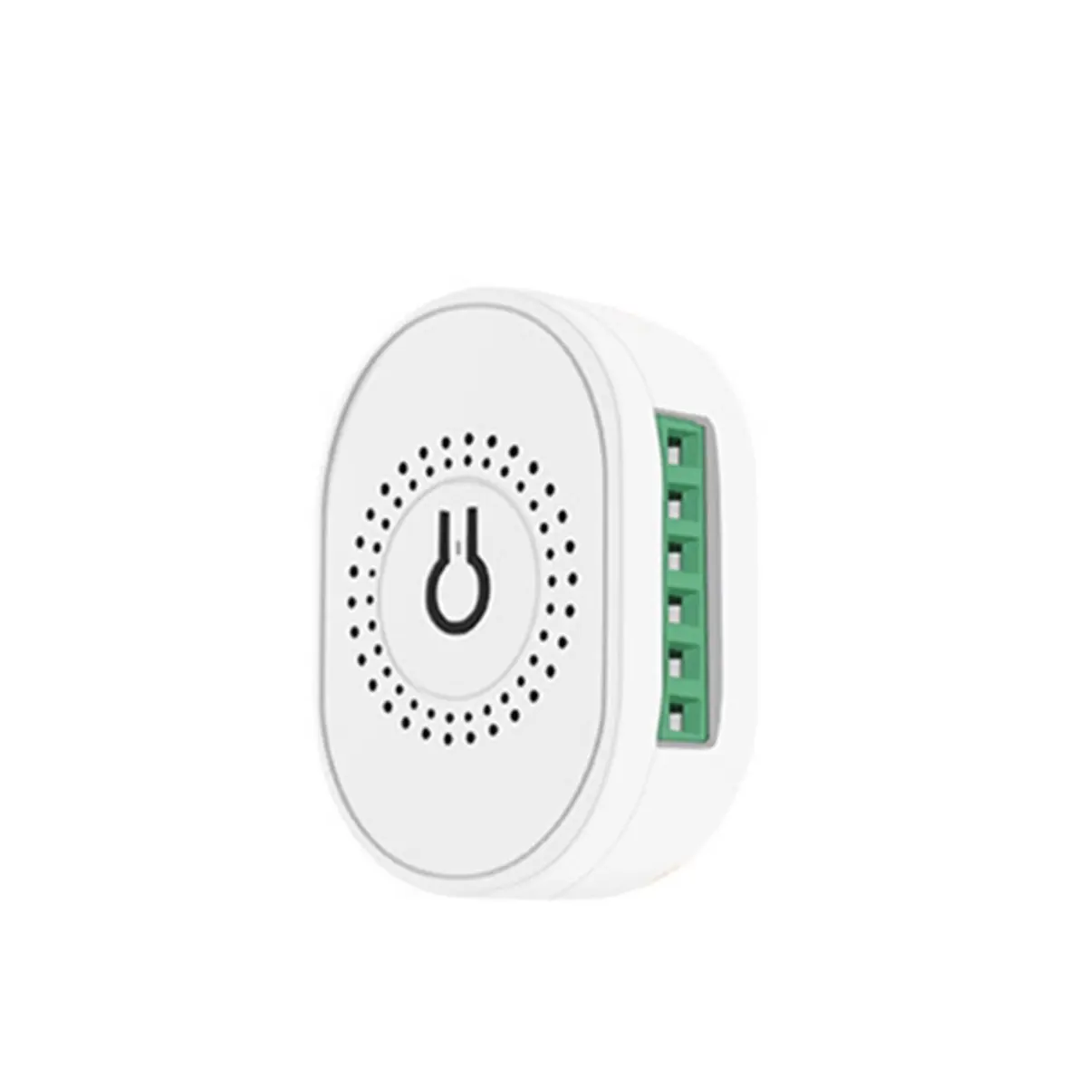 ABGN Tuya Smart WiFi Fan Ceiling Fan Switch Module Dual-Mode Reset Voice Switch Controller for Home White