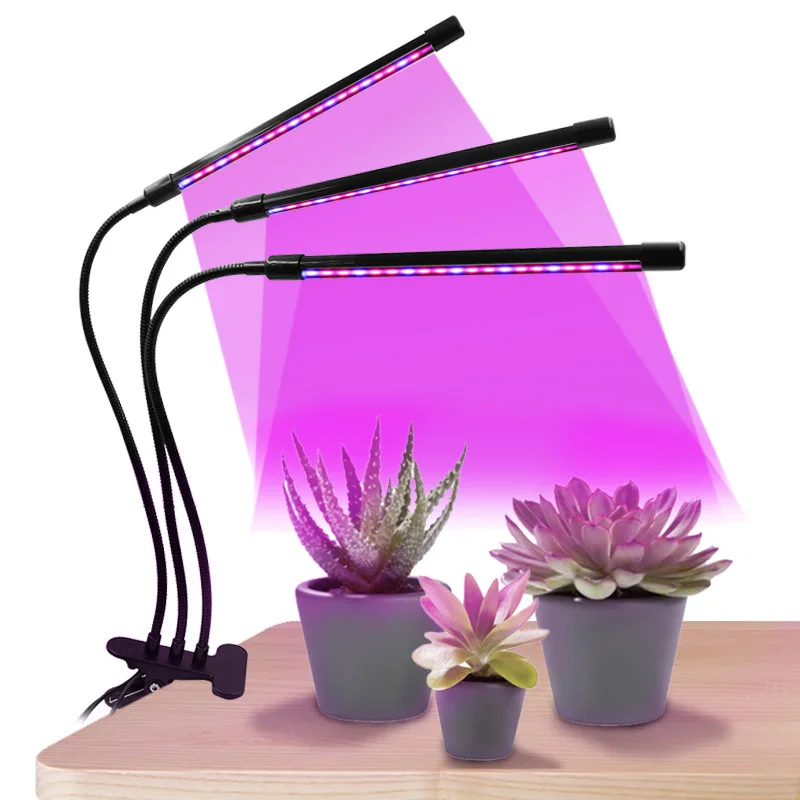 Phytolampe de croissance de semis à 5 têtes, alimentation USB 150 LED, éclairage pour plantes d'intérieur, fleurs, tente de croissance