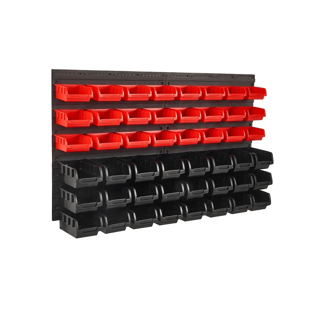 Contenitori portaoggetti a parete Organizzatore a 48 scomparti Strumenti Accessori hardware Soluzione salvaspazio in plastica leggera Garage