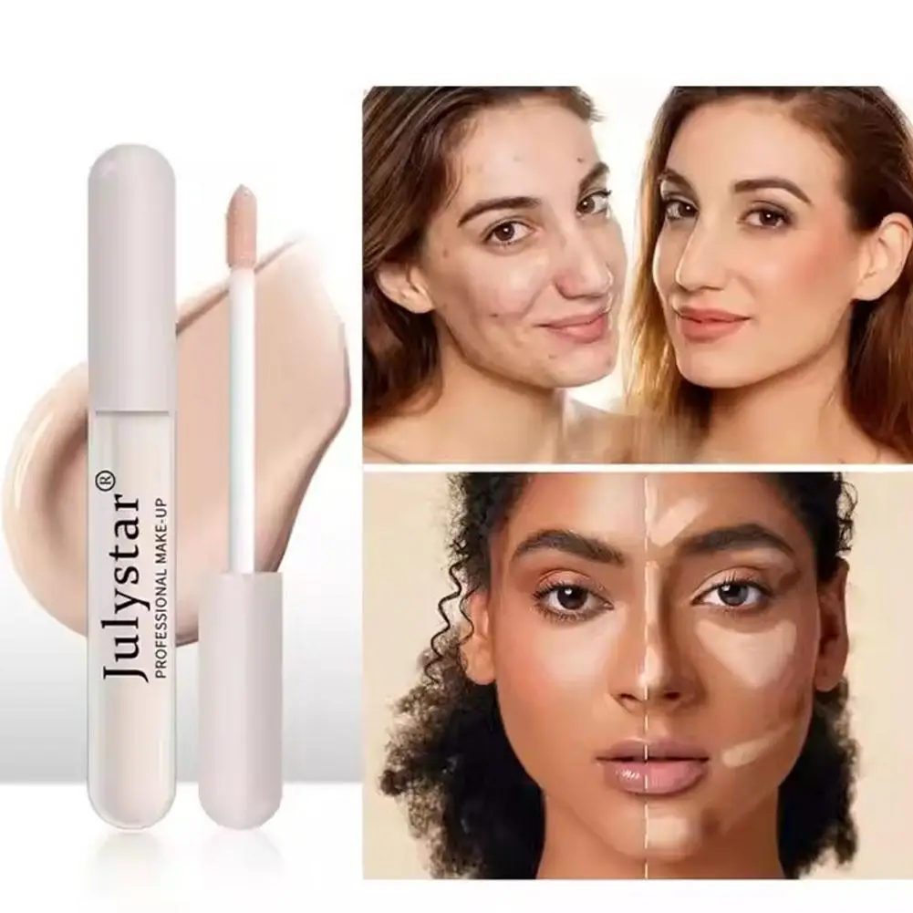 1Pc Concealer Hoge Dekkende Hydraterende Olie Controle Foundation Onzichtbare Poriën Donkere Kringen Sproet Gezicht Contour Make-Up