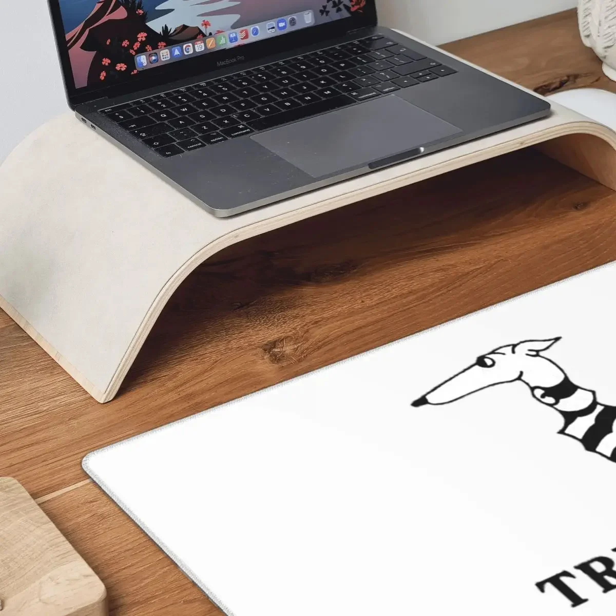 Trussardis Logo Large Mouse Pad Computer Keyboard Mouse Mat Gamer PC Laptop Desk Mat Office Accessories Table Mats