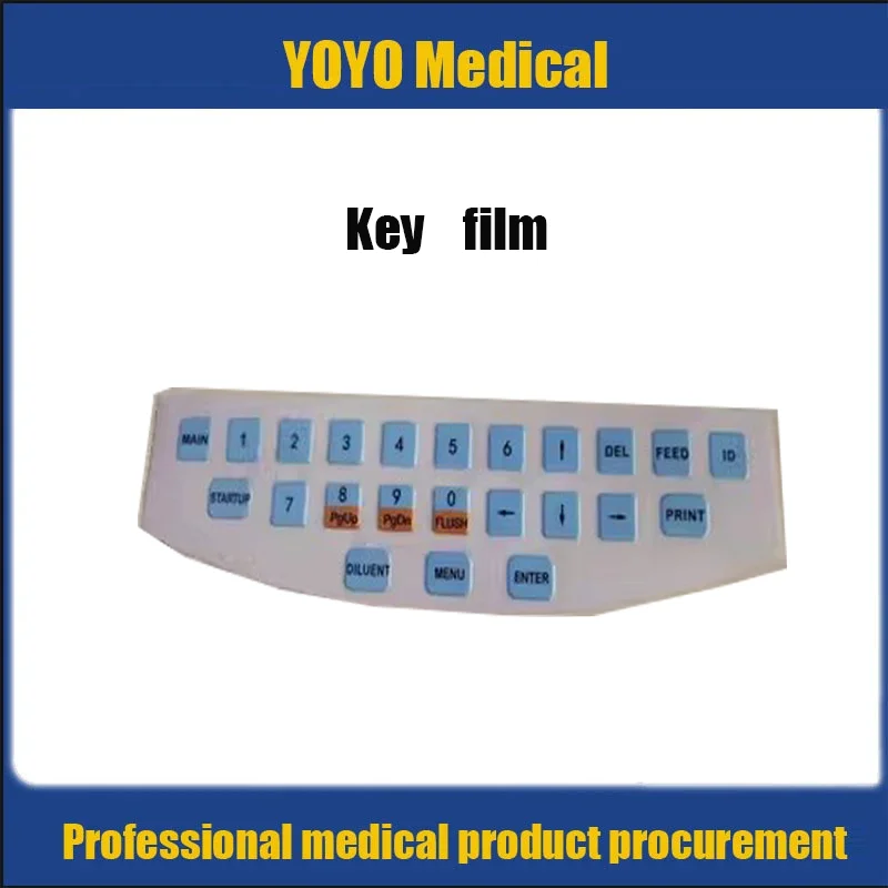 Mindray Hematocrit BC3000 3200 3000plus 3000CT Key Film, Veneer, Chinese And English Key Film