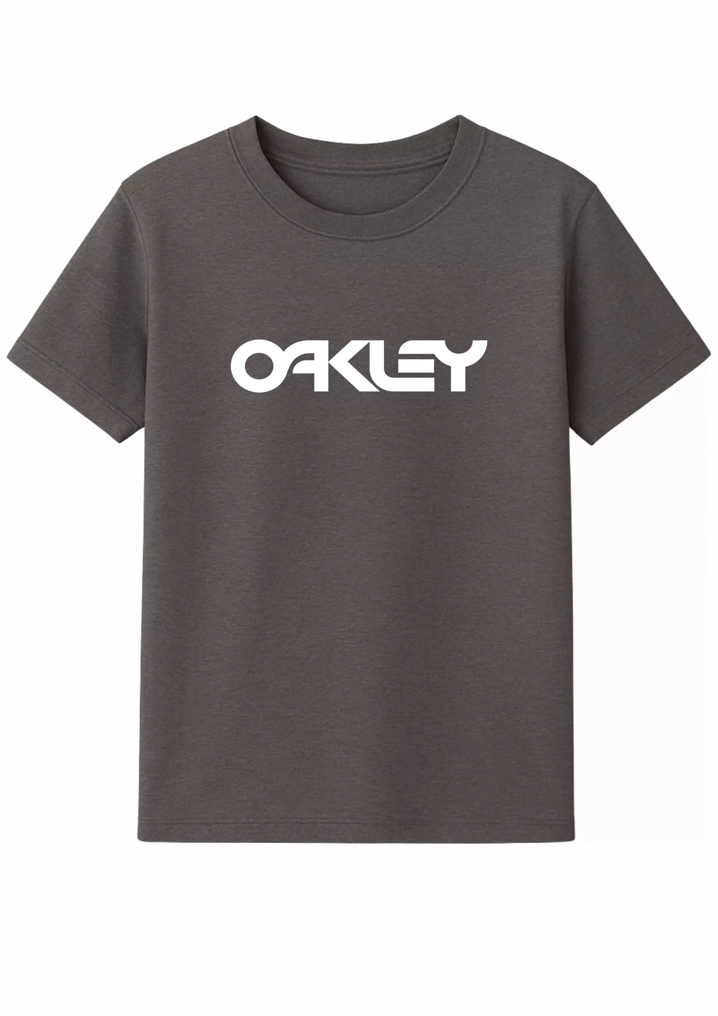 Oakley Escrito Kaus Katun Grafis Uniseks Pria Wanita Musim Panas Lengan Pendek Kaus Merek Fashion Atasan Retro Antik Kasual Mewah