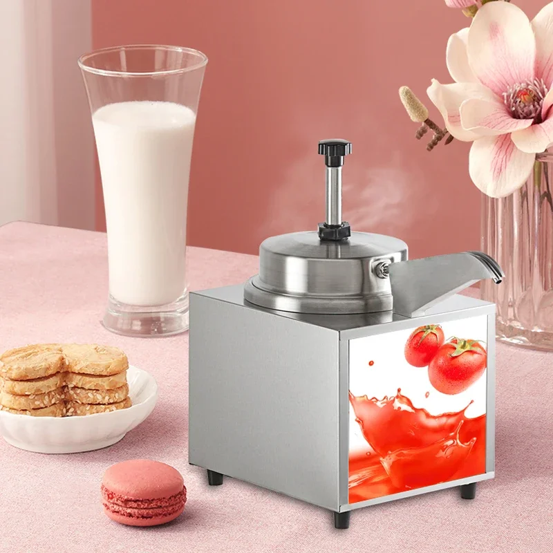 مضخة صلصة الجبن الكهربائية FZ-04B التدفئة الجبن ترموستات 4.4L الفركتوز ضغط الصحافة العزل برميل موزع