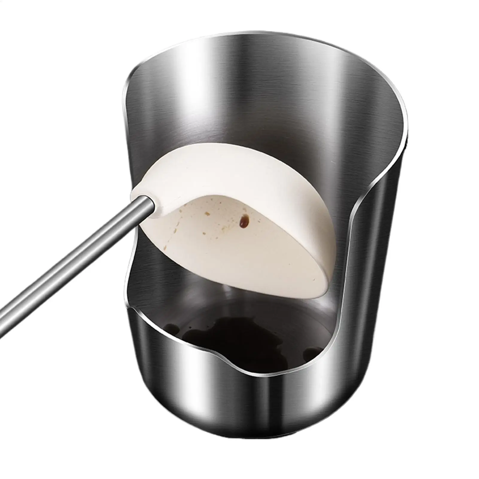 Stainless Steel Spoon Holder with Pot Lid Support Heavy-Duty Kitchen Utensil Rack for Countertops & Stovetops Ladle Storage Rack