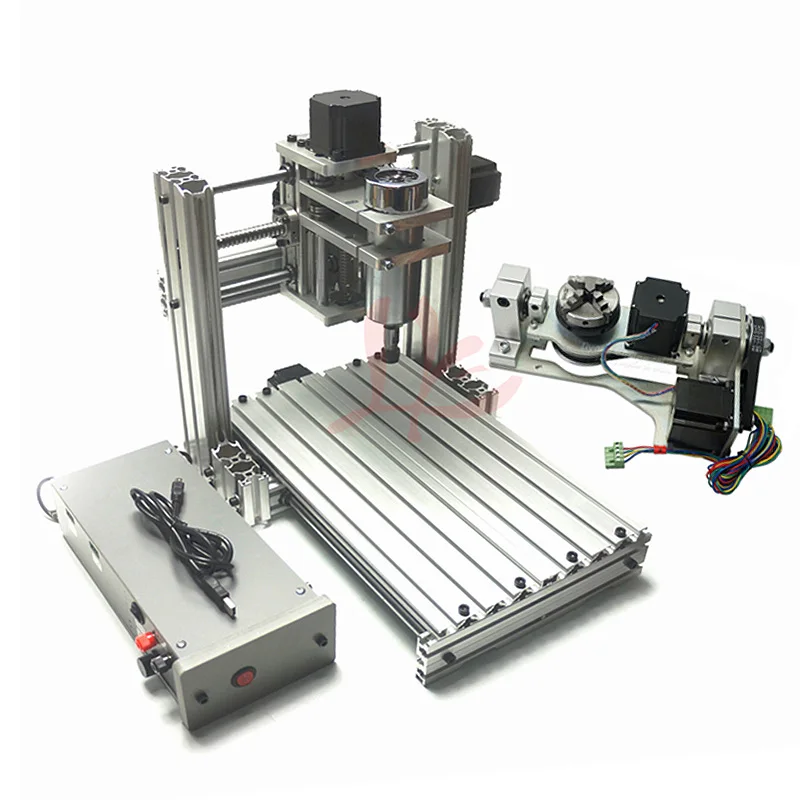 

DIY CNC Mini 4020 5-осевой металлический фрезерный станок с ЧПУ Фрезерный станок с ЧПУ по дереву для гравировки Деревообработка Резьба из ПВХ