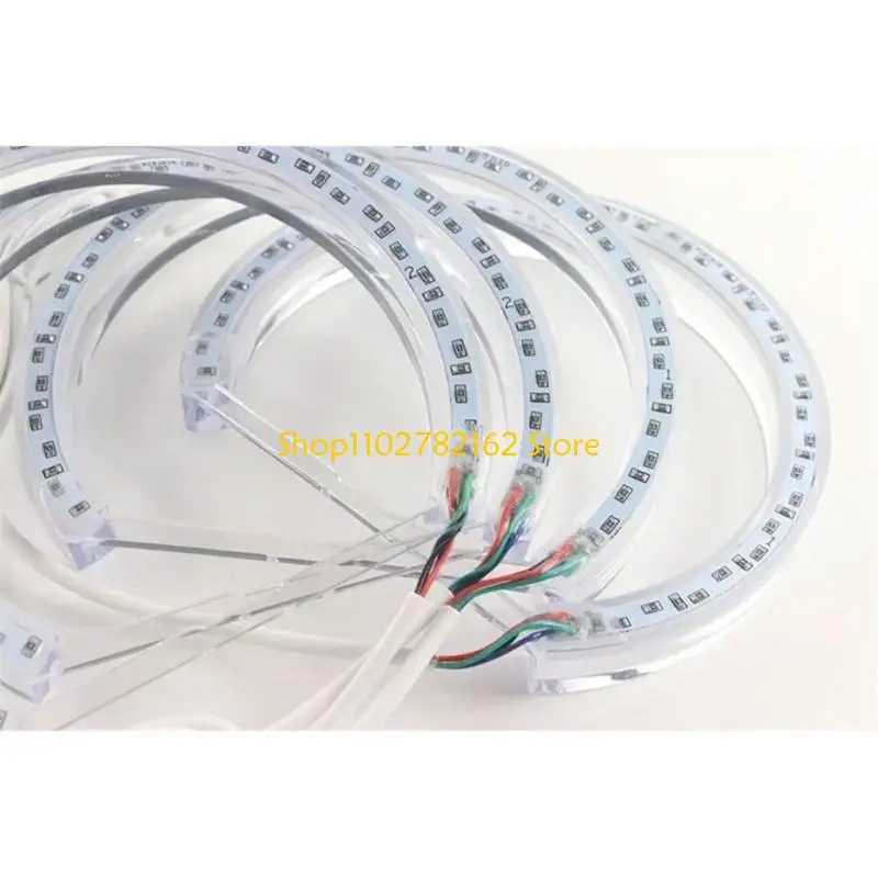 

547B Low Power Consumption Angel Eyes LED Rings for E46 1998-2002 Featuring Revolving Sequential RGBW Colors APP Controlled