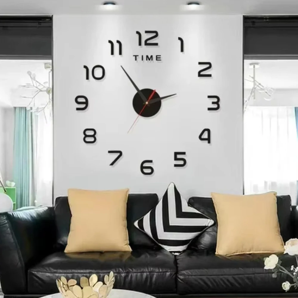 40cm Clock Wall Decororation Living Room Home Decoration Decoration for Bedroom 2023 DIY Quartz Clock Fashion Watch Large Garden