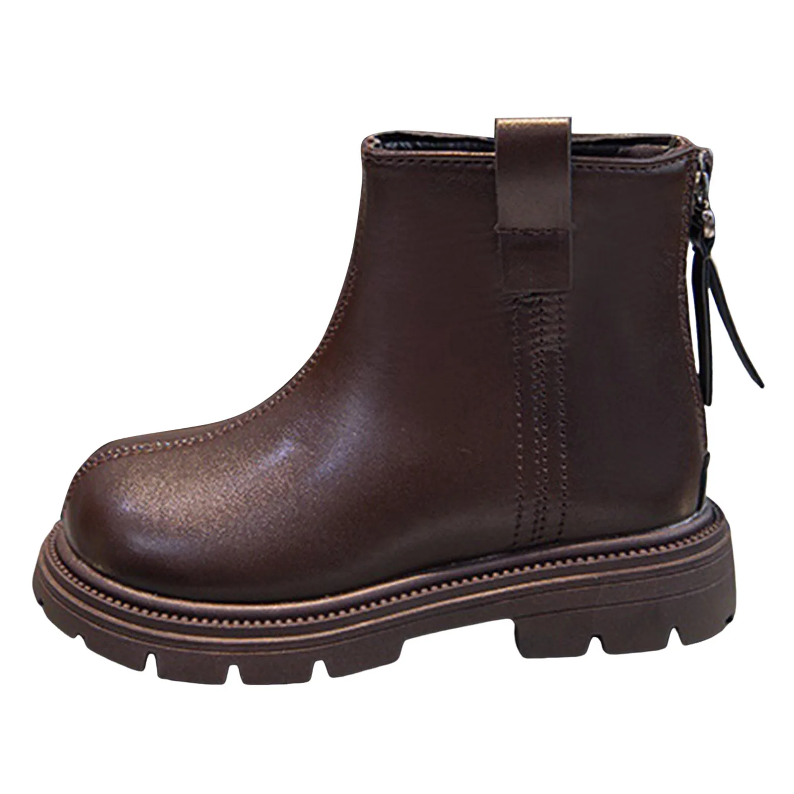 

Непромокаемые сапоги для девочек, модные детские сапоги, ботильоны для девочек, однотонные сапоги для верховой езды на плоской подошве и толстой подошве, детские сапоги для верховой езды