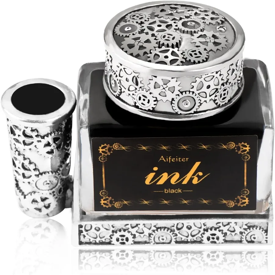 

Calligraphy Ink Pen Ink Black15ml Black Ink 2in1 Pen Holder Ink Suitable for quills Quill Pen dip Pen Calligraphy Pen Drawing P