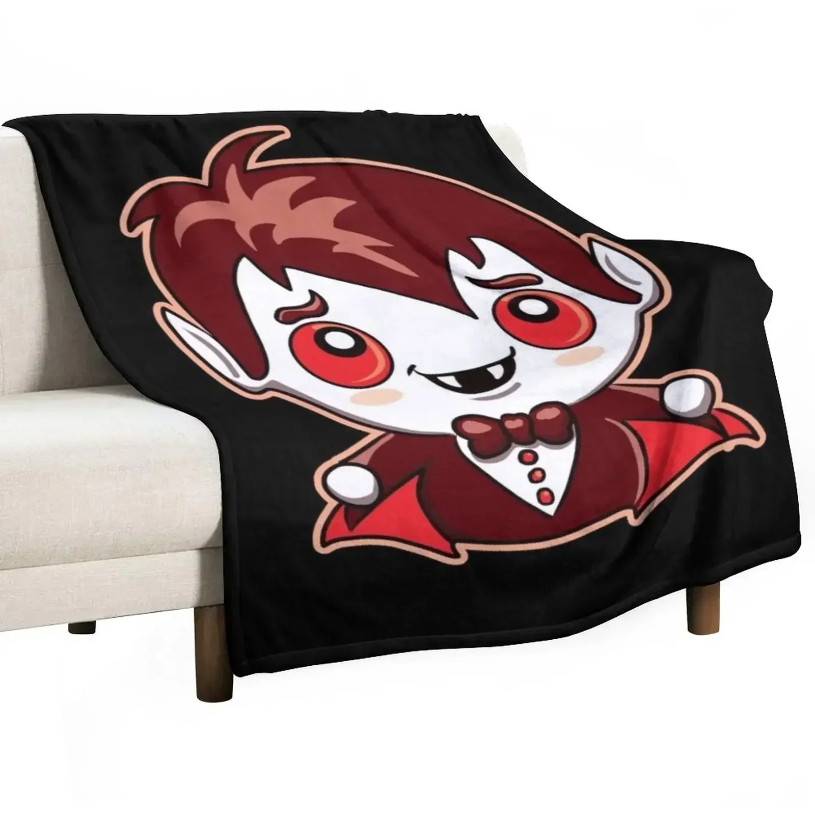 

Cute Little Vampire Throw Blanket Bed Fashionable warm winter Blankets