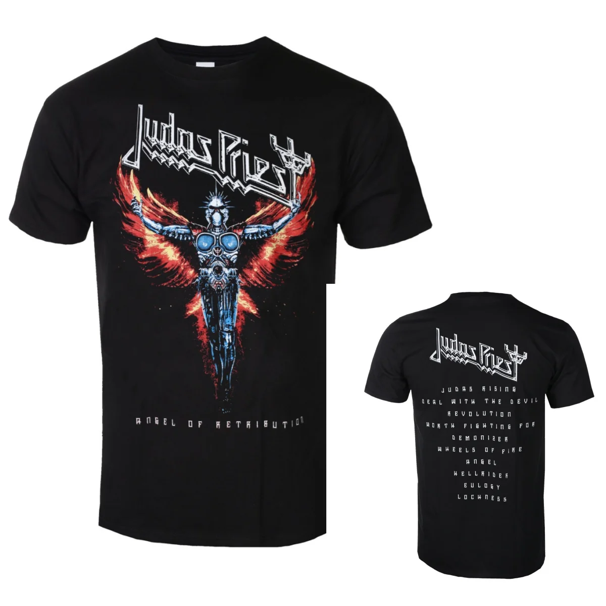 New Judas Priest Graphic Cotton Band T-shirt Unisex Summer Short Sleeve Fashion Brand Tee Luxury Casual Vintage Tees