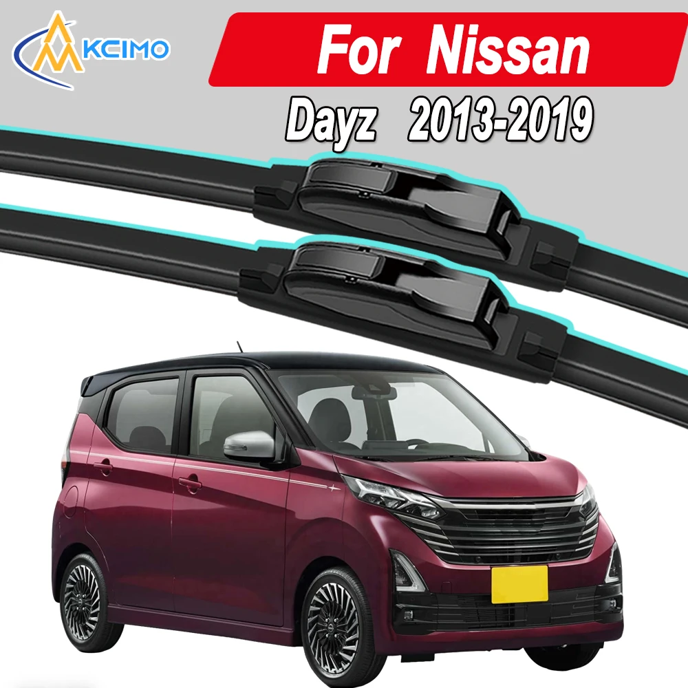 

Silicone Car Wiper Blades for Nissan Dayz 2013-2019- All Weather Silent Wiper Blades, Quick Release Clip