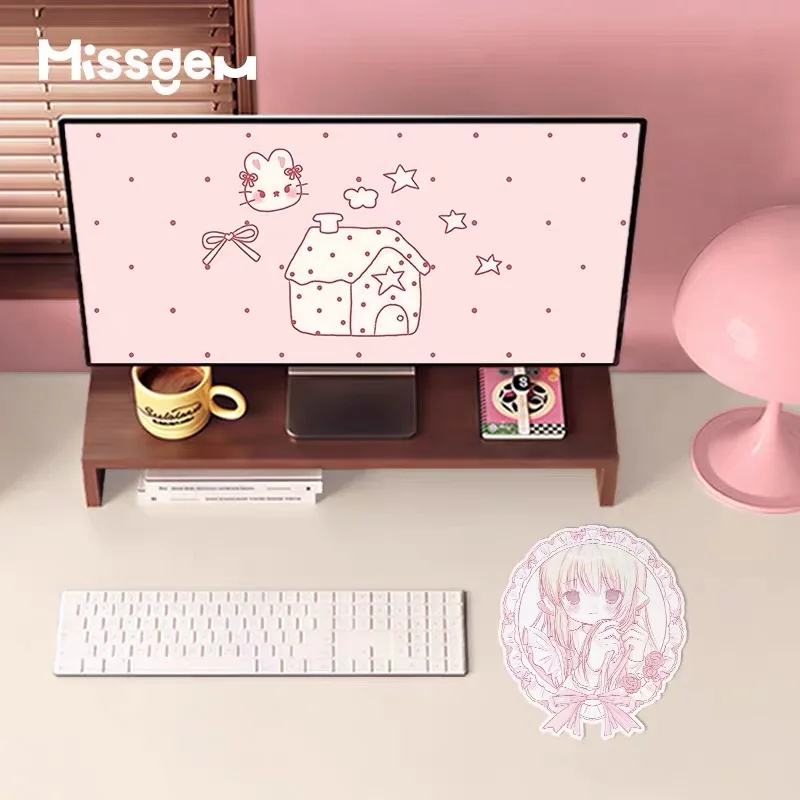MISSGEM mouse pad, office desktop pad, cute and sweet style.
