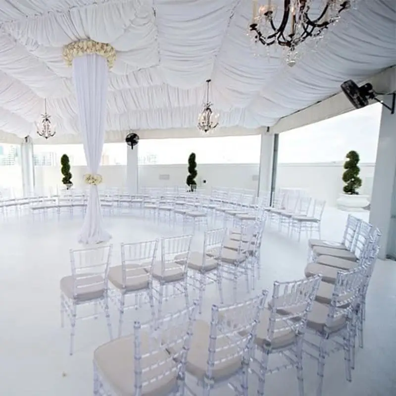 20pcs)f30  Wedding Hall acrylic Upholstery Dining Wedding Decor clear  Chairs we001