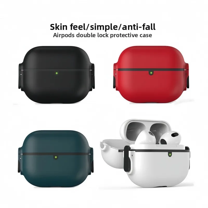 

Luxury Earphone Case for Airpods 4 3 2 1 Pro Pro2 Shockproof with Hook For Airpods Pro Pro2 Charging Case Cover