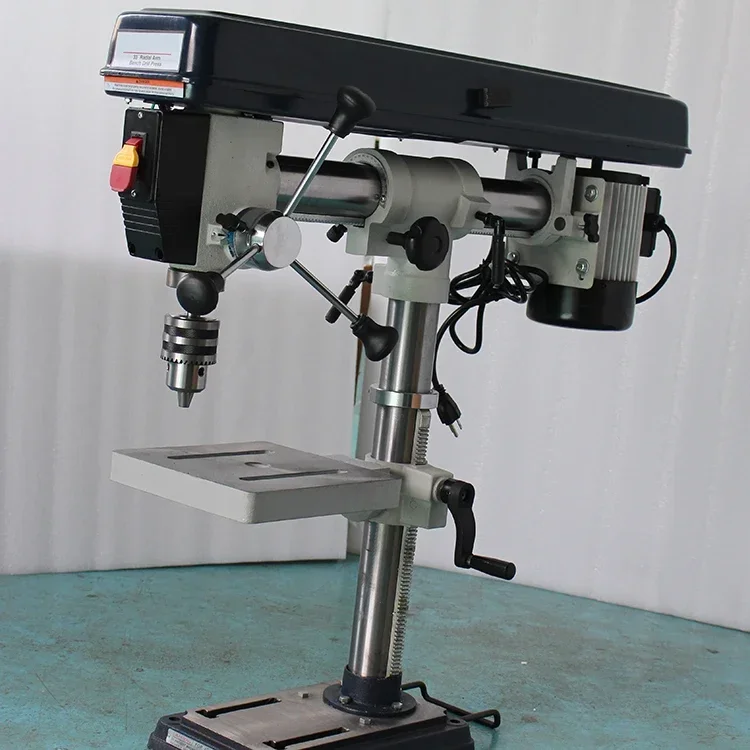 Drilling Machine Can Be Tilted 45 Degrees DP16R 230V-240V 550W Power Desktop Five-speed Rocker Arm Drilling Machine