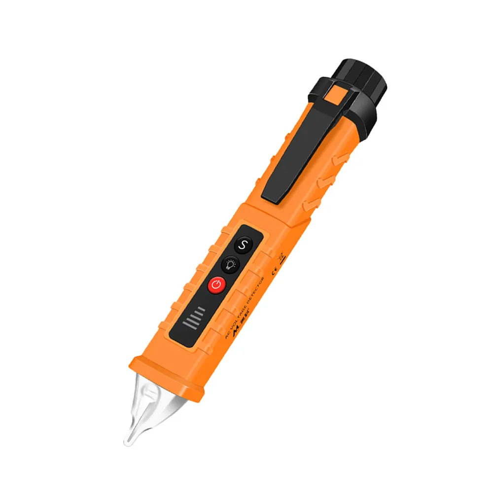 

1pc Non-Contact Test Pencil Electrician Pen Flashlight Alarm Auto Shutdown Compact Multifunctional Tool Instrument