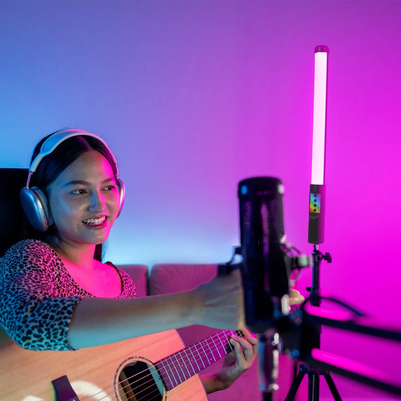 

Handheld Fill Light Rgb Video Lighting For Photography Portable Led Light Stick Live Streaming Creation