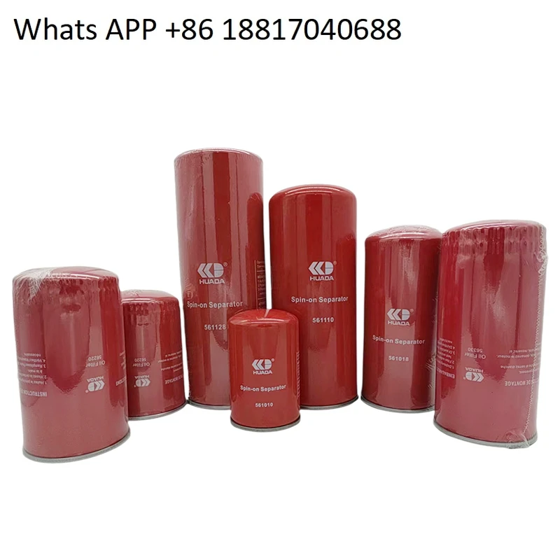 Huada صيانة ضاغط الهواء ثلاثة ملحقات مرشح 45/55/75 KW فلتر الهواء فلتر الزيت قلب الزيت #2