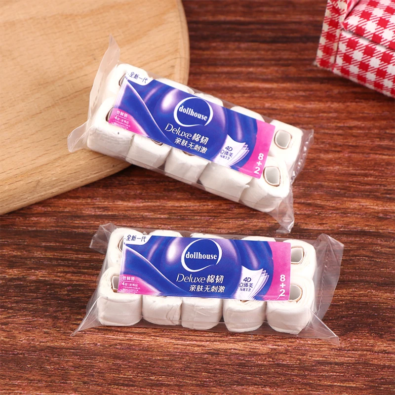 

Pretend Play Toy 1pc 1:12 Dollhouse Miniature Paper Towel Roll, Kids' Model Home Decor Accessory