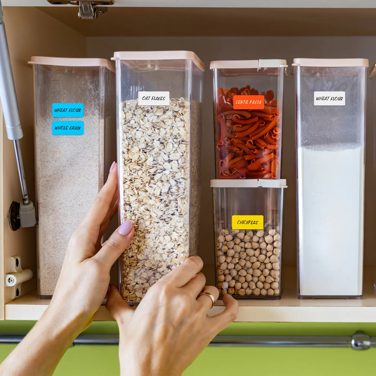 

6 упаковок красочных этикеток-наклеек прямоугольной формы, съемные этикетки для контейнеров, файлов, папок, для офиса, школы, дома.