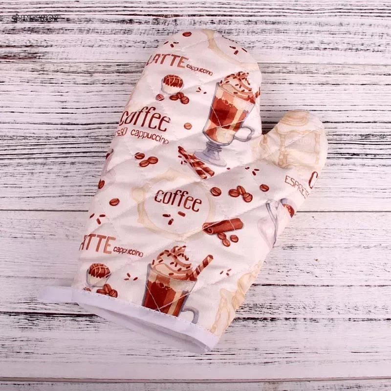 Microwave Oven Heat Insulated Gloves Kitchen mitts Hot Resistant Cooking Baking Anti-scalding Glove Kitchen Accessories