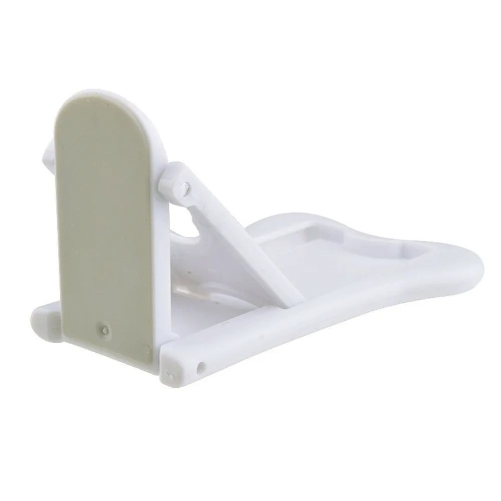Portable ABS Sliding Door Lock Self-adhesive Strong Fixation Window Lock Security Protection Drawer Lock Child