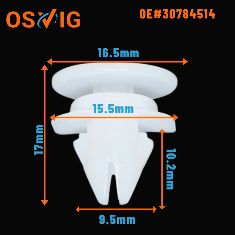 

20PCS OE#30784514 $Applicable volvo s80l xc90xc classic side skirt protector fender anti-scratch fixed clip