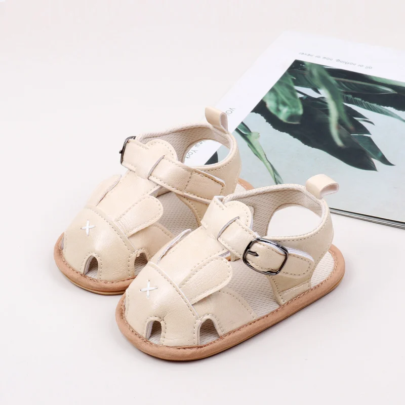 

2025 Hot Summer Baby Boys And Girls First Walking Indoor Outdoor Toddler Shoes With Cute Design And Soft TPR Sole For 0-18M