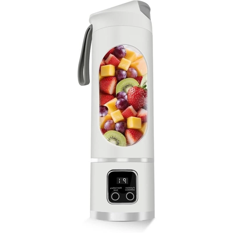 ABKB USB Rechargeable 500ML For Smoothies Portable Blender 12-Blade Juicer Cup For Protein A