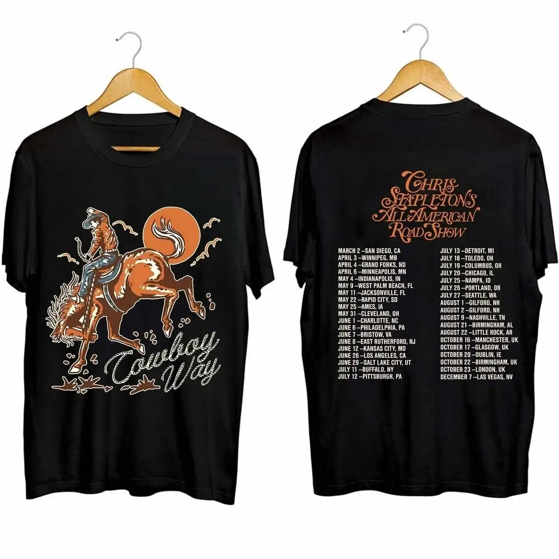 

Chris Stapleton All American Road Show 2024 Tour Shirt