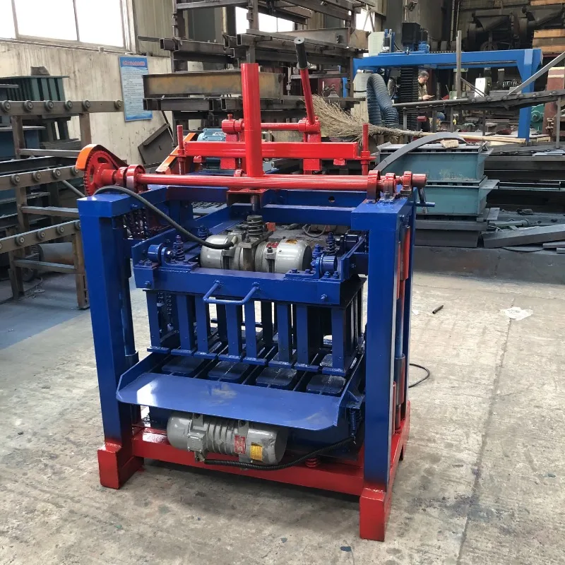 Customized Hollow Brick Making Machinery For Construction Electricity Motor Cement Block Machine Concrete Interlocking Block Mak