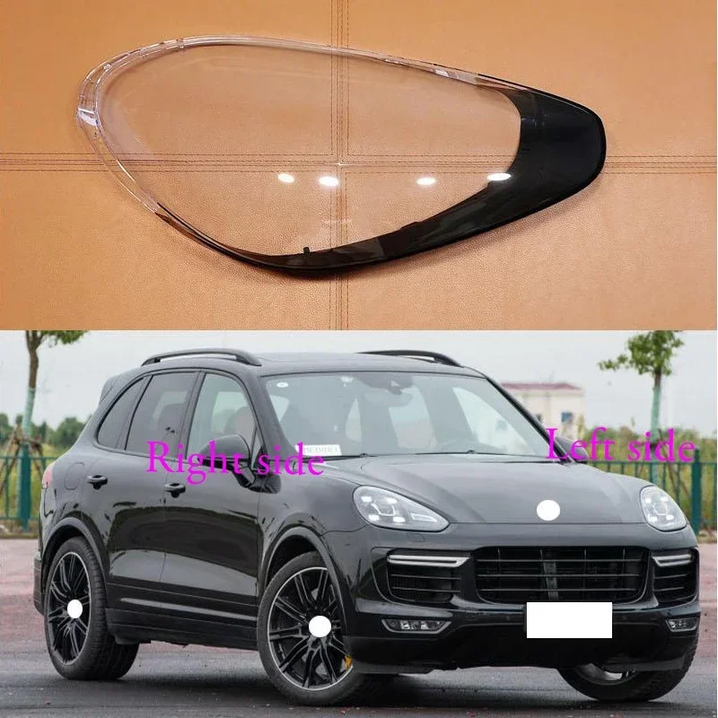 For Porsche Cayenne 2015 2016 2017Replacement Car Headlamp Lens Headlight Shell Headlight Cover Headlight Glass