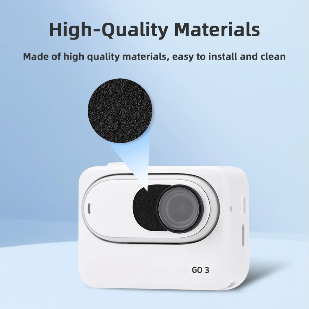 6PC Mic Wind Muff For Insta360 GO 3S GO 3 Noise Reduction Windproof Cotton Cover Sponge For Insta 360 GO3 GO3S Camera Accessory