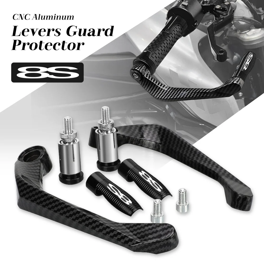 FOR SUZUKI GSX-8S GSX 8S 2025 2024 2023 CNC Motorcycle Handlebar Grips Guards Brake Clutch Levers Handle Bar Protector Guard