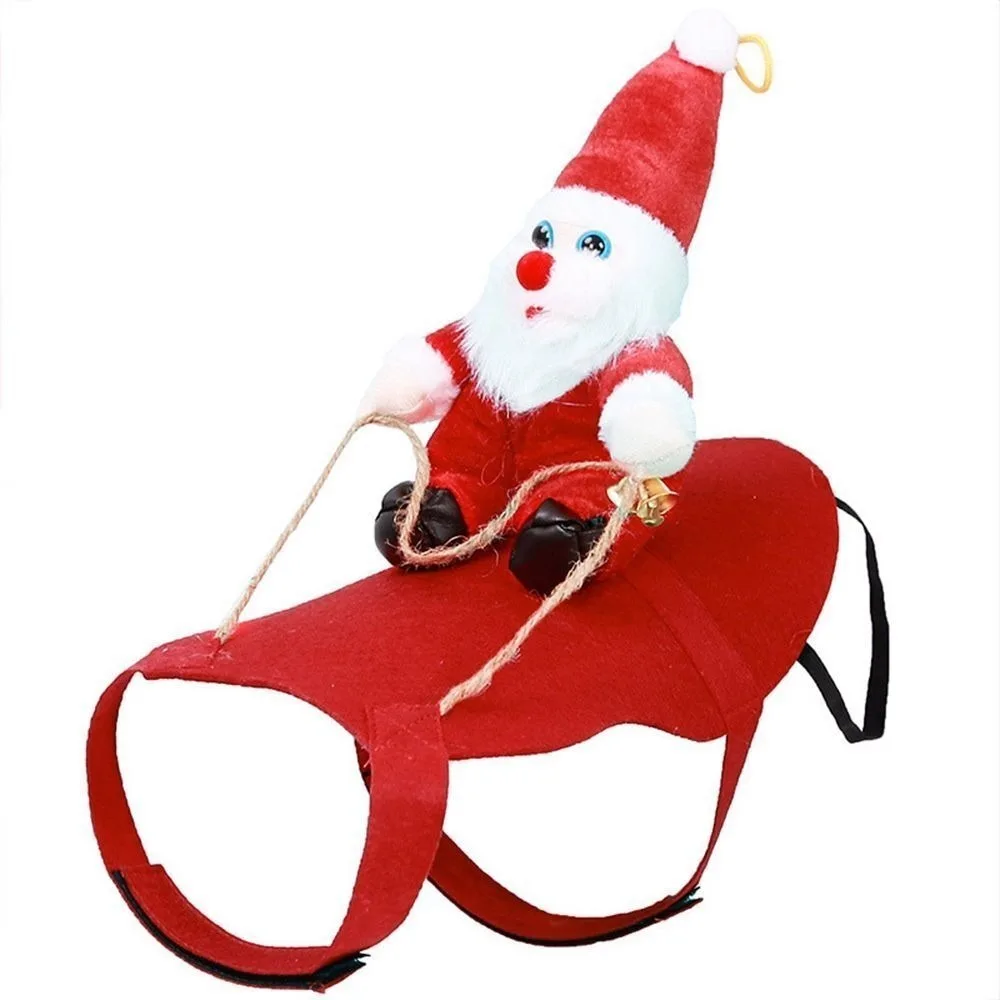 Costumes créatifs de Transformation de renne pour chiens, vêtements de Festival amusants pour animaux de compagnie, père noël, déguisement mignon, décoration de noël
