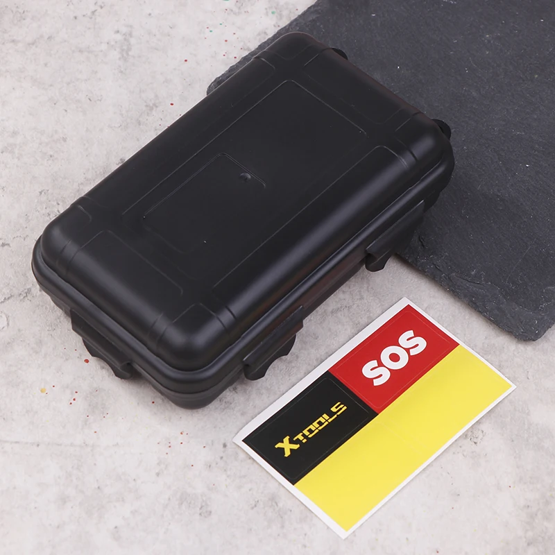 Outdoor Shockproof Waterproof Boxes Survival Airtight Case Holder For Storage Matches Small Tools Travel Sealed Storage Box