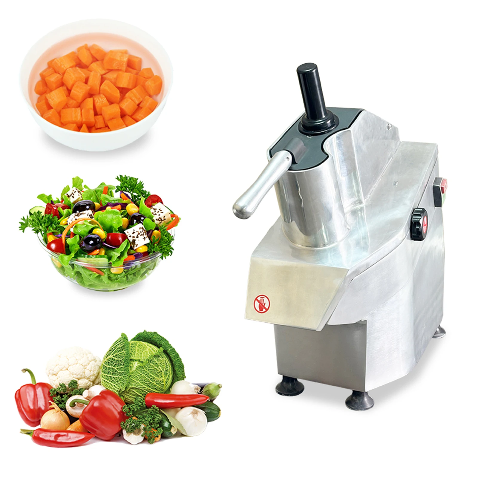 

Commercial Automatic Electric Multifunctional Vegetable Slicer Dicer For Fruits And Vegetables