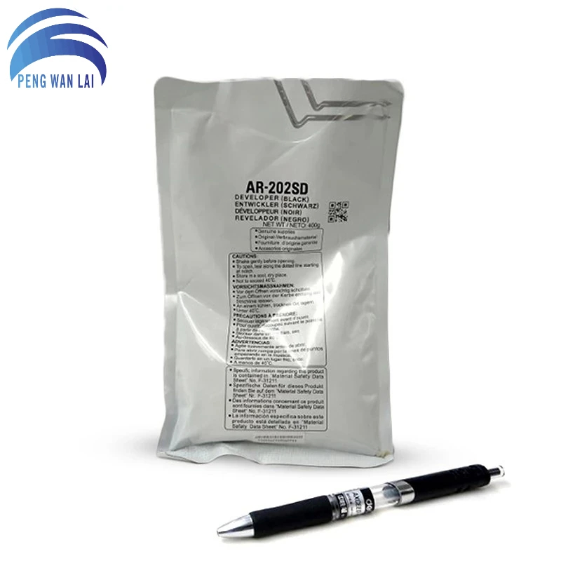 1PC 400G สีดำผู้พัฒนาแป้งสำหรับ Sharp AR 202 205 255 275 236ใช้งานร่วมกับ AR202SD AR205 AR255 AR275 AR236